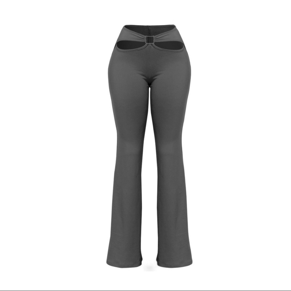 Cut It Out Bell Bottoms - Black